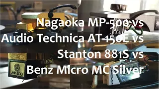 Testing Cartridges: Nagaoka MP-500 vs AT-150E vs Stanton 881S vs Benz Micro MC Silver