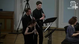 M. de Falla. El Concierto para clavecín, flauta, oboe, clarinete, violín y violonchelo.