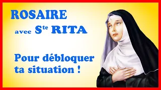 ROSAIRE avec Ste RITA 🙏 Pour débloquer ta situation !