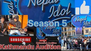 Nepal Idol Season 5 | Kathmandu Audition | New Baneswor | Crowd And Nervousness Of All Contestants |