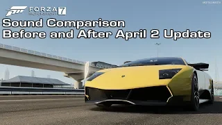 Forza Motorsport 7 - Lambo Murciélago LP 670-4 SV Sound Comparison - Before and After April 2 Update