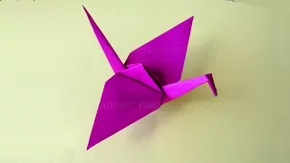 Origami Crane - Origami Animals - Easy origami bird