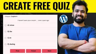 How to Create A Quiz in WordPress for Free | WordPress Quiz Plugin | Quiz Maker Tutorial 2023