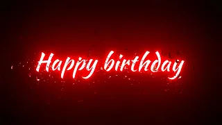 happy birthday song 🎈🎉🎉black screen lyrics 1234 happy birthday song #birthday #party#UjwalHRcreation