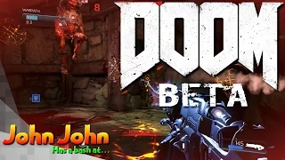 Doom Multiplayer Closed Beta : Gameplay first look and impressions (PC 1080p 60fps)