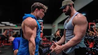 GETTING BIG ARMS AT ZOO CULTURE | TRISTYN LEE & BRADLEY MARTYN WORKOUT