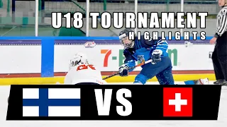 U18 IIHF Quarter Final Game Highlights | Team Finland vs Switzerland | May 3, 2021