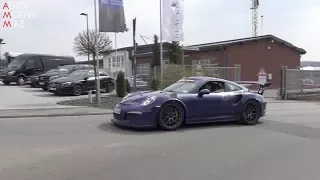 Manthey Racing Porsche 991 GT3 RS MR pushing hard on the Nürburgring