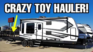 Crazy Toy Hauler from Grand Design!  Momentum G 29GO Travel Trailer RV