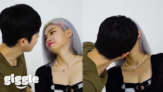 KISSING A FRIENDㅣDifferent Levels of Skinship Experiment