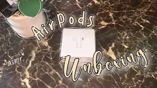 Apple AirPods 2 Unboxing/ Aesthetic Unboxing + ASMR