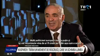 Garry Kasparov, la TVR: Problema cu dictatorii este că ei nu se schimbă