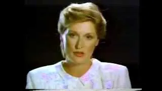 Carly Simon - Amnesty Commercial (Glenn Close, Meryl Streep...etc)