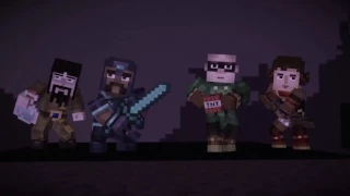 Minecraft  Story Mode Compilatio 1 to 8 - Episode 4 'Wither Storm Finale' Trailer