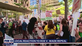 Mixed reactions locally for Roe v. Wade repeal | FOX 13 Seattle