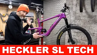 Santa Cruz Heckler SL: Up close and personal workshop Tech Talk on this Fazua powered fun bike