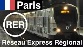 パリ 快速列車 RER Transilien