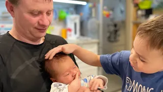 МИРОНУ 1 МЕСЯЦ!😍👶/БУДЕМ СПАТЬ КАК МОЛОДОЖЕНЫ!🤩/СЕМЬЯ ЖУКОВЫХ  20 марта 2024 г.