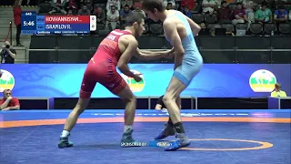 Qual. GR - 60 kg: S. HOVHANNISYAN (ARM) v. R. ISRAPILOV (SUI)