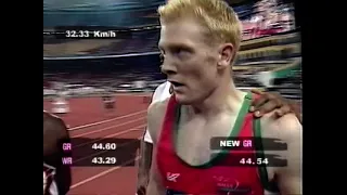 Men's 400m Commonwealth Games Kuala Lumpar Sept. 1998