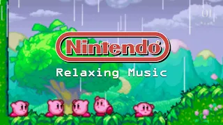 Relaxing Nintendo Music With Soft Rain ( Kirby video game ) for Studying, Work, Sleep...