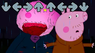 horror Peppa Pig Zombie Attack in fnf be like