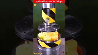 चीजों को जब Hydraulic Press से दबाया गया | Hydraulic Press Experiment | #shorts #experiment