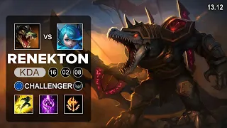 Renekton vs Gwen Top - EUW Challenger - Patch 13.12 Season 13