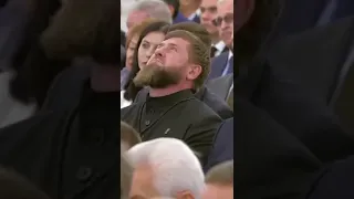 Putin konuşuyor Kadirov ağlıyor #shorts #kadyrov #russiaukrainewar