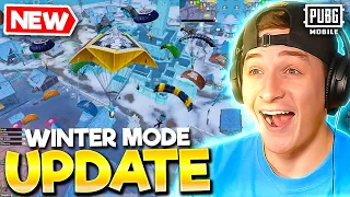 NEW WINTER MODE UPDATE GAMEPLAY! PUBG MOBILE