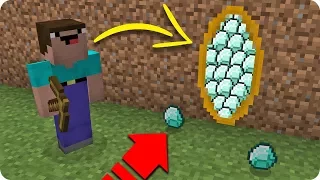 NOOB MINECRAFT VS PORTAL SECRETO TROLL NOOB ENCUENTRA DIAMANTE EN MINECRAFT