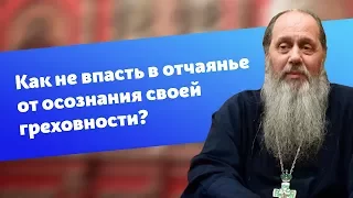 Как не впасть в отчаянье от осознания своей греховности? (прот. Владимир Головин)