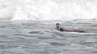 Andre Botha Rescues Evan Geiselman at Pipeline