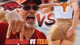 ARKANSAS FANS HAVE NO CHILL! 🤯| Fandemonium Ark vs Texas Football 2021