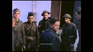 1942 Tunisia - Axis' POWs and the Grave of 4 German Soldiers