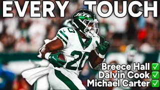 EVERY TOUCH Breece Hall, Dalvin Cook, & Michael Carter - New York Jets vs Buffalo Bills Highlights