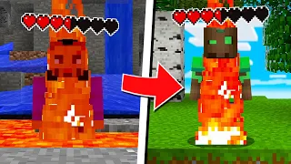 NUESTRAS VIDAS ESTÁN UNIDAS en MINECRAFT! ❤️😱 MINECRAFT ALEATORIO