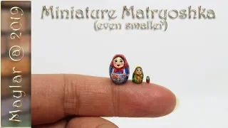 SMALLEST EVER! Miniature Matryoshka dolls! OOAK