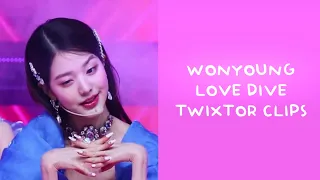 wonyoung love dive twixtor clips