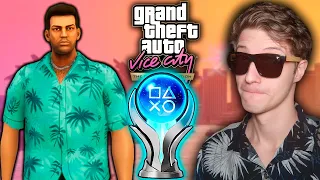 ME TORNEI O AGOSTINHO CARRARA PRA PLATINAR ESSE JOGO! (GTA VICE CITY) - REVI PLATINA