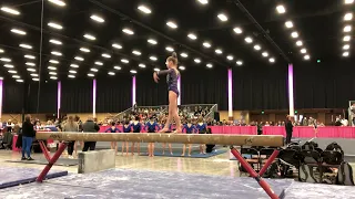 Caroline Gallucci - Level 6 Beam routine - 9.825 - Make it Count - Pigeon Forge, TN - Feb 2022