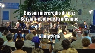 live big band concert performance Bassan mercredis du jazz Servian école de musique 6 July 2016 09