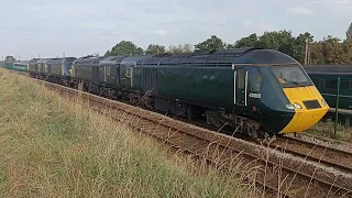 Class 43 HST's move to Great Yarmouth, four Ex G.W.R. Mexico Bound?