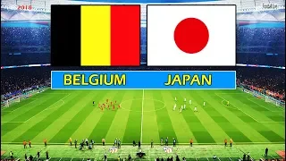 PES 2018 | BELGIUM vs JAPAN | Full Match & Amazing Goals | Gameplay PC