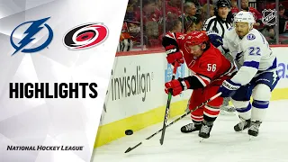 Lightning @ Hurricanes 10/06/19 Highlights