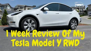 🚀 Experience the Tesla Model Y RWD - 1 Week Ownership Review 🚗