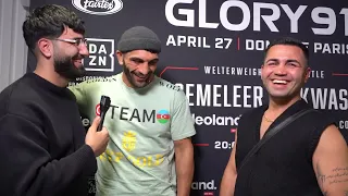 GLORY 91 Pre-Fight interview Bahram Rajabzadeh