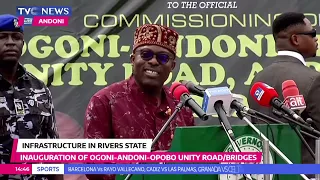 Full Speech As Gov. Fubara Inaugurates Ogoni - Andoni - Opobo Unity Road/Bridges