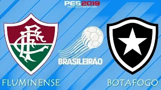 PES 2019 - Fluminense x Botafogo | Brasileirão 2019 | Gameplay. PS4