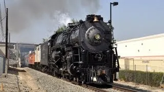 Santa Fe 3751 Steam Train to San Bernardino Railroad Days 2013